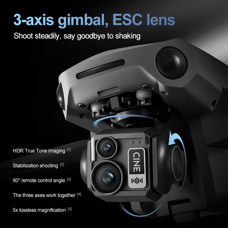 8K 3 Axis Gimbal Brushless 7.2 - Rc Helicopter Electric 评论和价格