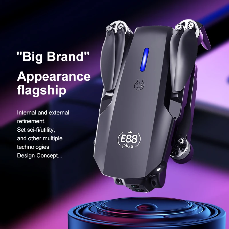 New E88 Plus Quadcopter Drone: - Rc Helicopter Electric 评论和价格