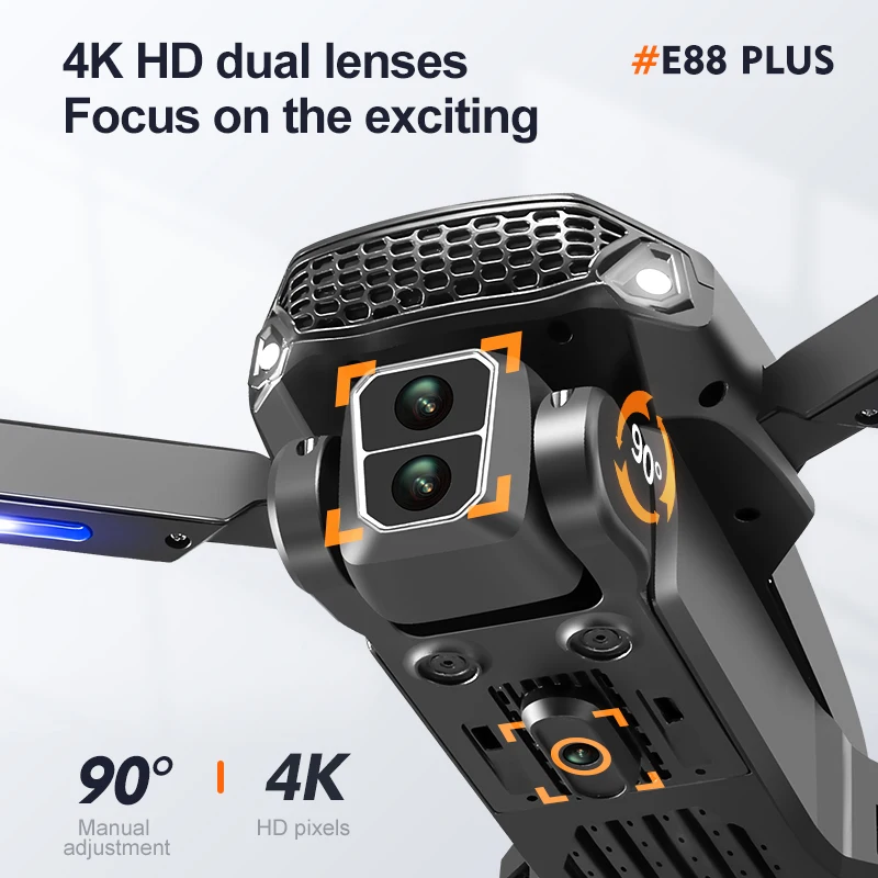 New E88 Plus Quadcopter Drone: - Rc Helicopter Electric 评论和价格