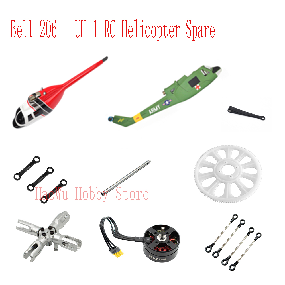 Flywing bell206 UH1 Bell-206 U - Rc Helicopter Gyro 评论和价格