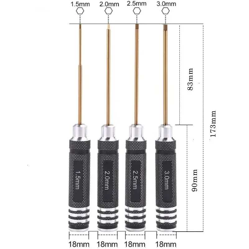 0.9/1.27/ 1.3/ 1.5/ 2.0/ 2.5/  - Rc Helicopter Tool Kit 评论和价格